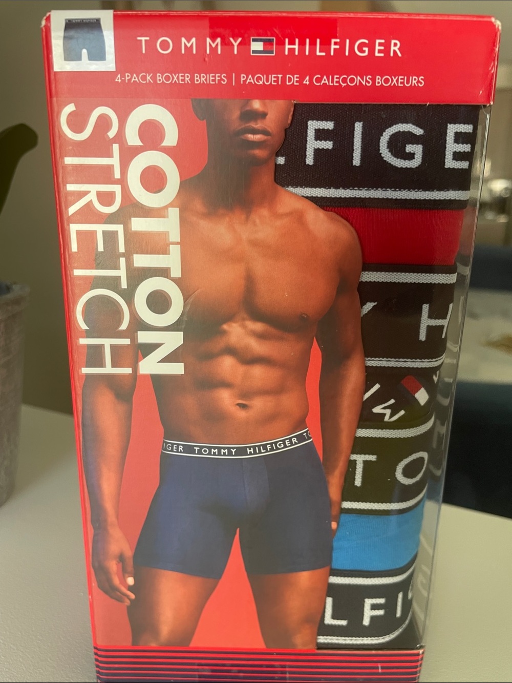 Tommy Hilfiger Cotton Stretch Boxer Briefs – Navy & Black Multi-Pack